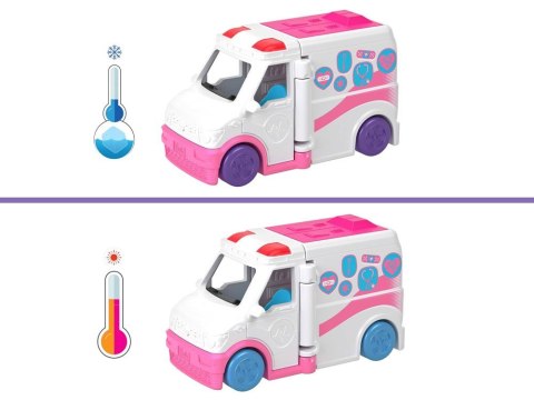 Mattel Mini Barbie Land Lalka lekarka + autko karetka pogotowia ZA6038 D Mattel Mini Barbie Land Lalka lekarka + autko karetka pogotowia ZA6038 D