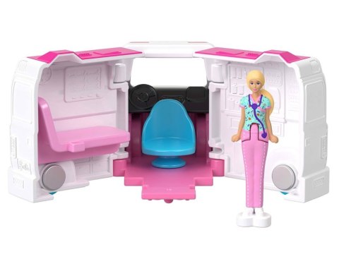 Mattel Mini Barbie Land Lalka lekarka + autko karetka pogotowia ZA6038 D Mattel Mini Barbie Land Lalka lekarka + autko karetka pogotowia ZA6038 D