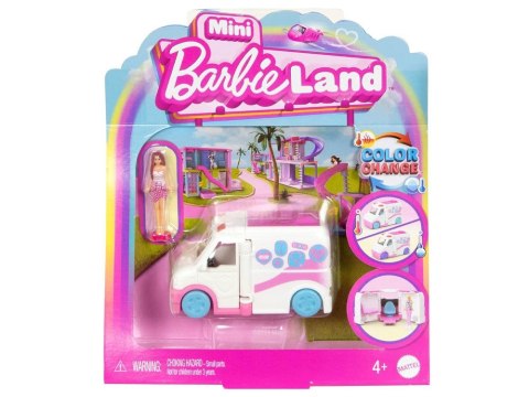 Mattel Mini Barbie Land Lalka lekarka + autko karetka pogotowia ZA6038 D Mattel Mini Barbie Land Lalka lekarka + autko karetka pogotowia ZA6038 D