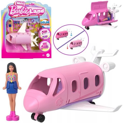 Mattel Mini Barbie Land Lalka pilotka + samolot ZA6038 A Mattel Mini Barbie Land Lalka pilotka + samolot ZA6038 A