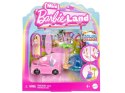 Mattel Mini Barbie Land Lalka surferka z deską + autko kabriolet ZA6038 E