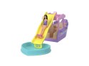 Mattel Mini Barbie Land Lalka wakacyjna + jacht ze zjeżdżalnią ZA6038 B