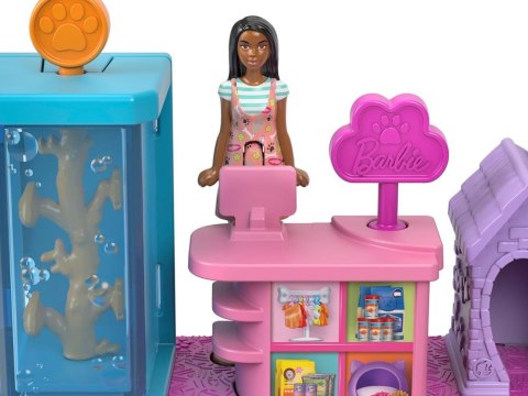 Mattel Mini Barbie Land Lalka weterynarz + zwierzaki i akcesoria ZA6041 A Mattel Mini Barbie Land Lalka weterynarz + zwierzaki i akcesoria ZA6041 A