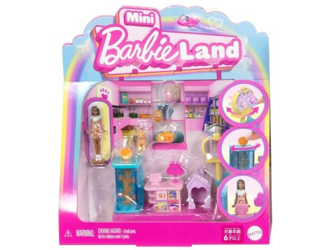 Mattel Mini Barbie Land Lalka weterynarz + zwierzaki i akcesoria ZA6041 A Mattel Mini Barbie Land Lalka weterynarz + zwierzaki i akcesoria ZA6041 A