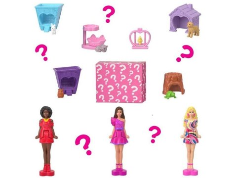 Mattel Mini BarbieLand Domek dla lalek + lalka i pupil + akcesoria ZA6039 A Mattel Mini BarbieLand Domek dla lalek + lalka i pupil + akcesoria ZA6039 A