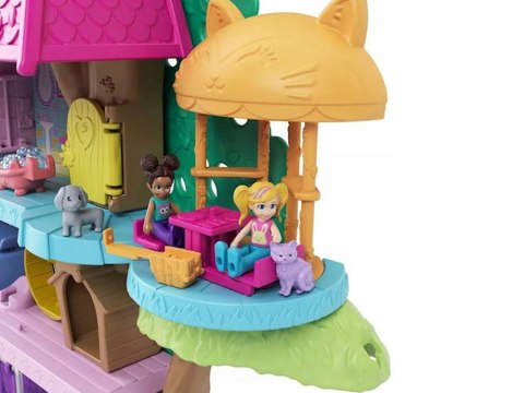 Mattel Polly Pocket Uroczy Domek na drzewie + laleczki zwierzątka ZA5529 Mattel Polly Pocket Uroczy Domek na drzewie + laleczki zwierzątka ZA5529