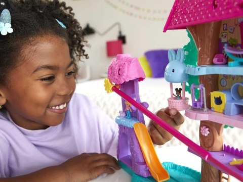 Mattel Polly Pocket Uroczy Domek na drzewie + laleczki zwierzątka ZA5529 Mattel Polly Pocket Uroczy Domek na drzewie + laleczki zwierzątka ZA5529