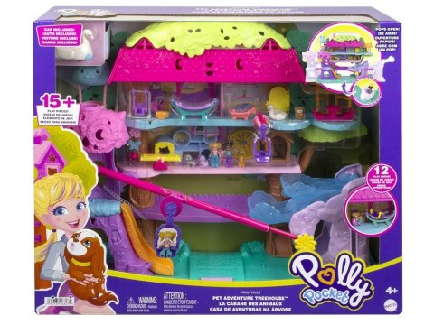 Mattel Polly Pocket Uroczy Domek na drzewie + laleczki zwierzątka ZA5529 Mattel Polly Pocket Uroczy Domek na drzewie + laleczki zwierzątka ZA5529