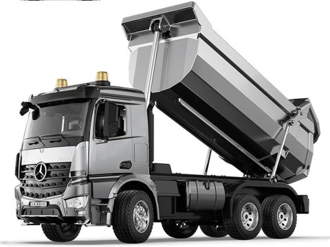 Mercedes Arocs METALOWA wywrotka sterowana EE ruchoma naczepa 1:20 RC0667 Mercedes Arocs METALOWA wywrotka sterowana EE ruchoma naczepa 1:20 RC0667