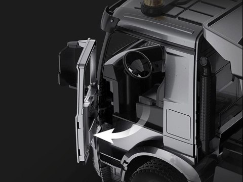 Mercedes Arocs METALOWA wywrotka sterowana EE ruchoma naczepa 1:20 RC0667 Mercedes Arocs METALOWA wywrotka sterowana EE ruchoma naczepa 1:20 RC0667