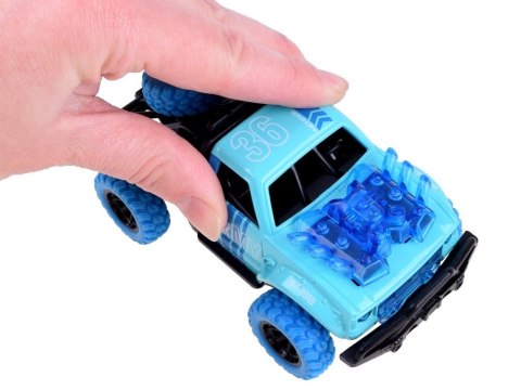 Metalowe Autko Predator 4x4 jazda kaskaderska Światło + dźwięk ZA3581 Metalowe Autko Predator 4x4 jazda kaskaderska Światło + dźwięk ZA3581