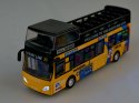 Metalowy AUTOBUS piętrus otwierane drzwi ZA2094 ZO