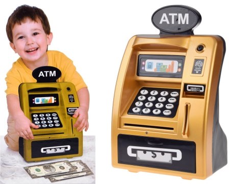 Muzyczny Bankomat Bank skarbonka dla dzieci ZA4752 Muzyczny Bankomat Bank skarbonka dla dzieci ZA4752