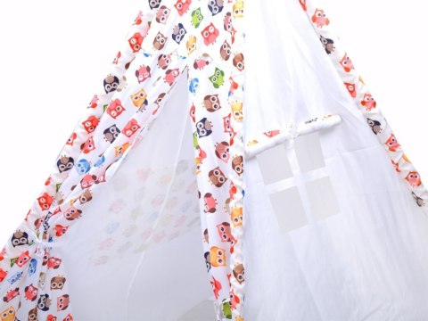 Namiot wigwam Tipi wesołe sowy dla dziecka ZA3508 Namiot wigwam Tipi wesołe sowy dla dziecka ZA3508