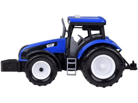 Niebieski traktor dla małego rolnika + dźwięki światła ZA5224 Niebieski traktor dla małego rolnika + dźwięki światła ZA5224