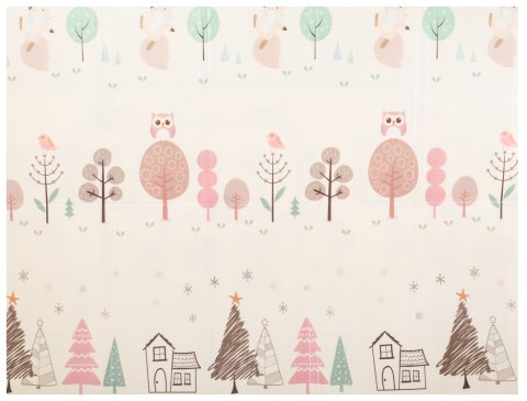 Mata edukacyjna piankowa dwustronna składana ulica las 150 x 190 cm