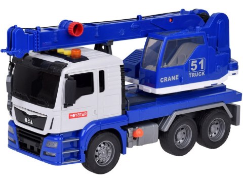 Obrotowy DŹWIG Auto Budowlane Ruchome ramię + Dźwięk + Światło ZA5226 Obrotowy DŹWIG Auto Budowlane Ruchome ramię + Dźwięk + Światło ZA5226