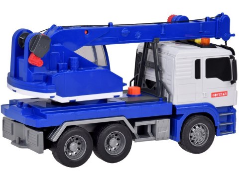Obrotowy DŹWIG Auto Budowlane Ruchome ramię + Dźwięk + Światło ZA5226 Obrotowy DŹWIG Auto Budowlane Ruchome ramię + Dźwięk + Światło ZA5226