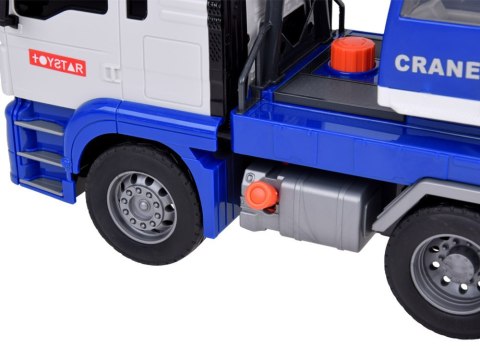 Obrotowy DŹWIG Auto Budowlane Ruchome ramię + Dźwięk + Światło ZA5226 Obrotowy DŹWIG Auto Budowlane Ruchome ramię + Dźwięk + Światło ZA5226