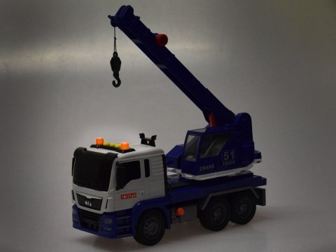 Obrotowy DŹWIG Auto Budowlane Ruchome ramię + Dźwięk + Światło ZA5226 Obrotowy DŹWIG Auto Budowlane Ruchome ramię + Dźwięk + Światło ZA5226