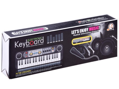 Organy Keyboard 37 klawiszy + mikrofon IN0056 Organy Keyboard 37 klawiszy + mikrofon IN0056