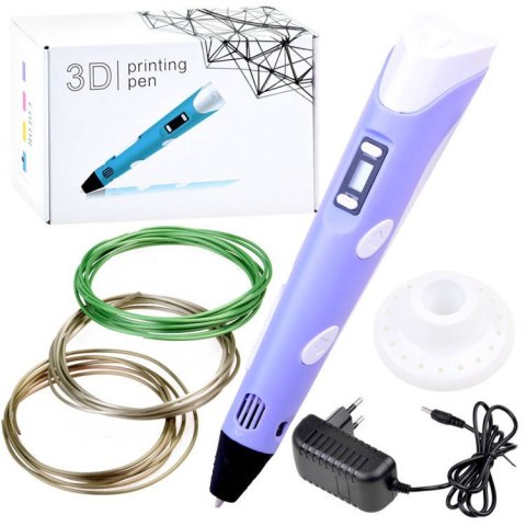 Pióro 3D magiczny długopis 3D + wkłady ZA3932 Pióro 3D magiczny długopis 3D + wkłady ZA3932