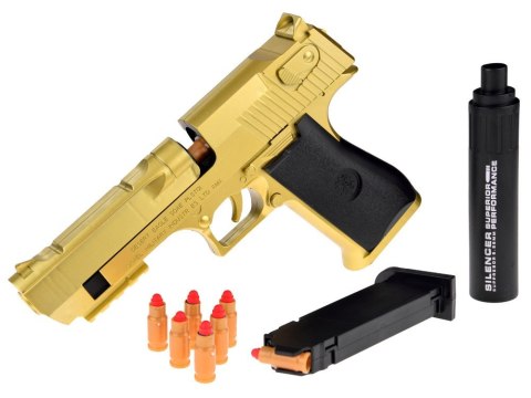 Pistolet do strzelania naboje piankowe tłumik dla dzieci ZA4817 Pistolet do strzelania naboje piankowe tłumik dla dzieci ZA4817