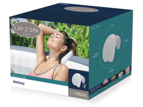 Poduszka zagłówek 2-szt Lay-z-spa Bestway 60307 Poduszka zagłówek 2-szt Lay-z-spa Bestway 60307