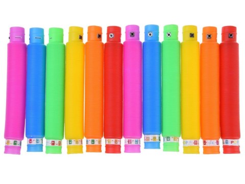 POP TUBE rurki sensoryczne świecące LED 12szt ZA4709 POP TUBE rurki sensoryczne świecące LED 12szt ZA4709