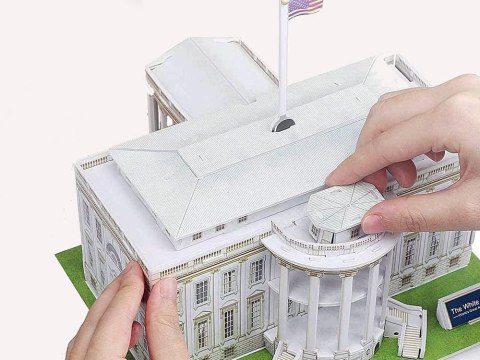 Przestrzenne Puzzle 3D BIAŁY DOM budowle ZA2529 Przestrzenne Puzzle 3D BIAŁY DOM budowle ZA2529