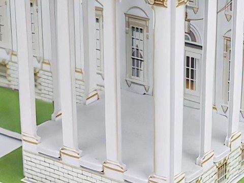 Przestrzenne Puzzle 3D BIAŁY DOM budowle ZA2529 Przestrzenne Puzzle 3D BIAŁY DOM budowle ZA2529