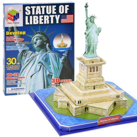 Przestrzenne Puzzle 3D Statua Wolności USA ZA1579 Przestrzenne Puzzle 3D Statua Wolności USA ZA1579