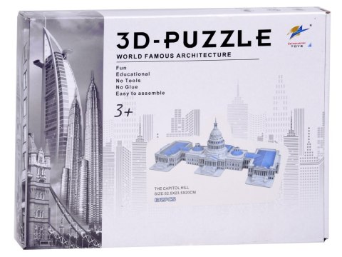 Puzzle 3D The Capitol Hill 132-elementy Puzzle przestrzenne ZA5400 Puzzle 3D The Capitol Hill 132-elementy Puzzle przestrzenne ZA5400