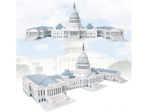 Puzzle 3D The Capitol Hill 132-elementy Puzzle przestrzenne ZA5400 Puzzle 3D The Capitol Hill 132-elementy Puzzle przestrzenne ZA5400