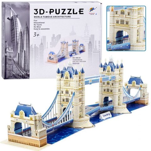 Puzzle 3D Tower Bridge 120-elementów Puzzle przestrzenne Londyn ZA5399 Puzzle 3D Tower Bridge 120-elementów Puzzle przestrzenne Londyn ZA5399