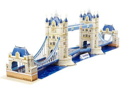 Puzzle 3D Tower Bridge 120-elementów Puzzle przestrzenne Londyn ZA5399 Puzzle 3D Tower Bridge 120-elementów Puzzle przestrzenne Londyn ZA5399