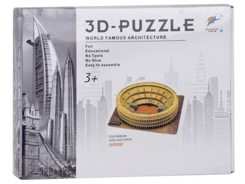 Puzzle 3D rzymskie Koloseum 84-elementy Puzzle przestrzenne ZA5401 Puzzle 3D rzymskie Koloseum 84-elementy Puzzle przestrzenne ZA5401