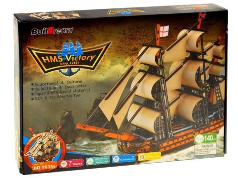 Puzzle 3D statek HMS VICTORY okręt morski ZA1785 Puzzle 3D statek HMS VICTORY okręt morski ZA1785