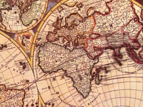 Puzzle antyczna stara MAPA ŚWIATA 1000 ele ZA3963 Puzzle antyczna stara MAPA ŚWIATA 1000 ele ZA3963