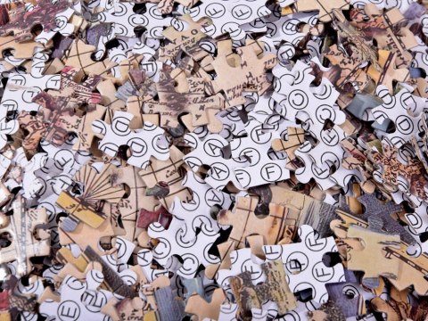 Puzzle antyczna stara MAPA ŚWIATA 1000 ele ZA3963 Puzzle antyczna stara MAPA ŚWIATA 1000 ele ZA3963