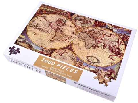 Puzzle antyczna stara MAPA ŚWIATA 1000 ele ZA3963 Puzzle antyczna stara MAPA ŚWIATA 1000 ele ZA3963