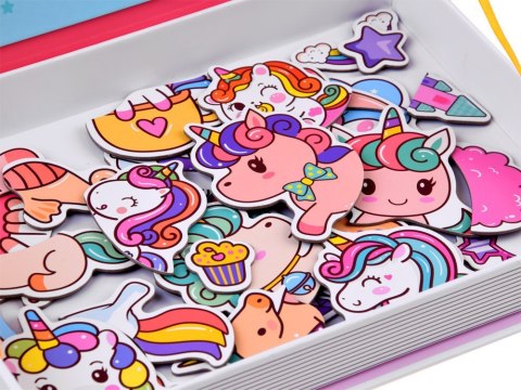 Puzzle magnetyczne bajeczny Jednorożec 39el ZA4406 Puzzle magnetyczne bajeczny Jednorożec 39el ZA4406