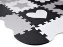 Puzzle piankowe - Kontrastowa mata dla niemowląt KSZTAŁTY 120x120cmZA4782
