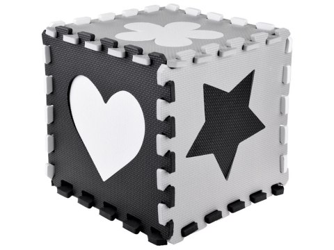 Puzzle piankowe - Kontrastowa mata dla niemowląt KSZTAŁTY 120x120cmZA4782 Puzzle piankowe - Kontrastowa mata dla niemowląt KSZTAŁTY 120x120cmZA4782