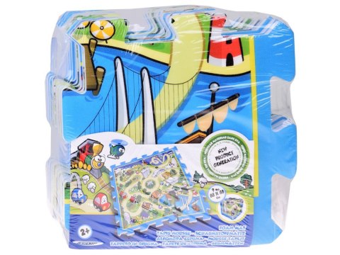 Puzzle piankowe MIASTO - ULICA Mata dla niemowląt 93x93cm ZA3150 Puzzle piankowe MIASTO - ULICA Mata dla niemowląt 93x93cm ZA3150