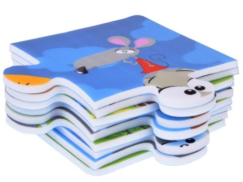Puzzle piankowe ZWIERZĘTA Kolorowa mata dla niemowląt 90x90cm ZA3151 Puzzle piankowe ZWIERZĘTA Kolorowa mata dla niemowląt 90x90cm ZA3151