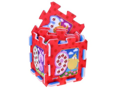 Puzzle piankowe ZWIERZĘTA i CYFRY Mata dla niemowląt 93x93cm ZA3147 Puzzle piankowe ZWIERZĘTA i CYFRY Mata dla niemowląt 93x93cm ZA3147