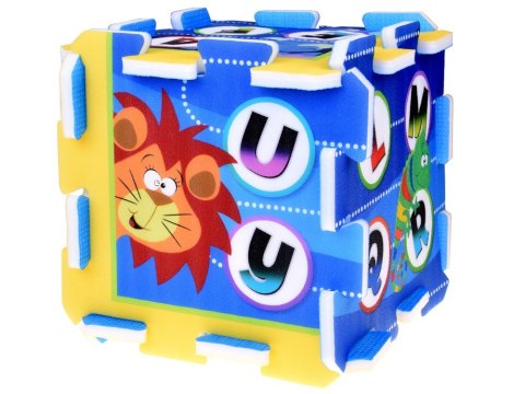 Puzzle piankowe - edukacyjna mata dla dzieci ALFABET dżungla 93x93cm ZA3148 Puzzle piankowe - edukacyjna mata dla dzieci ALFABET dżungla 93x93cm ZA3148