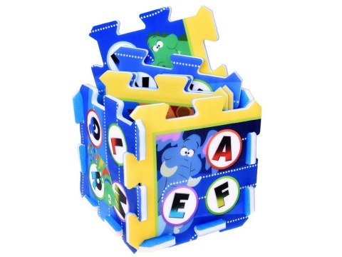 Puzzle piankowe - edukacyjna mata dla dzieci ALFABET dżungla 93x93cm ZA3148 Puzzle piankowe - edukacyjna mata dla dzieci ALFABET dżungla 93x93cm ZA3148
