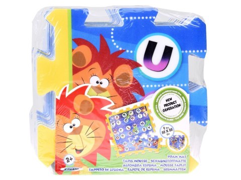 Puzzle piankowe - edukacyjna mata dla dzieci ALFABET dżungla 93x93cm ZA3148 Puzzle piankowe - edukacyjna mata dla dzieci ALFABET dżungla 93x93cm ZA3148